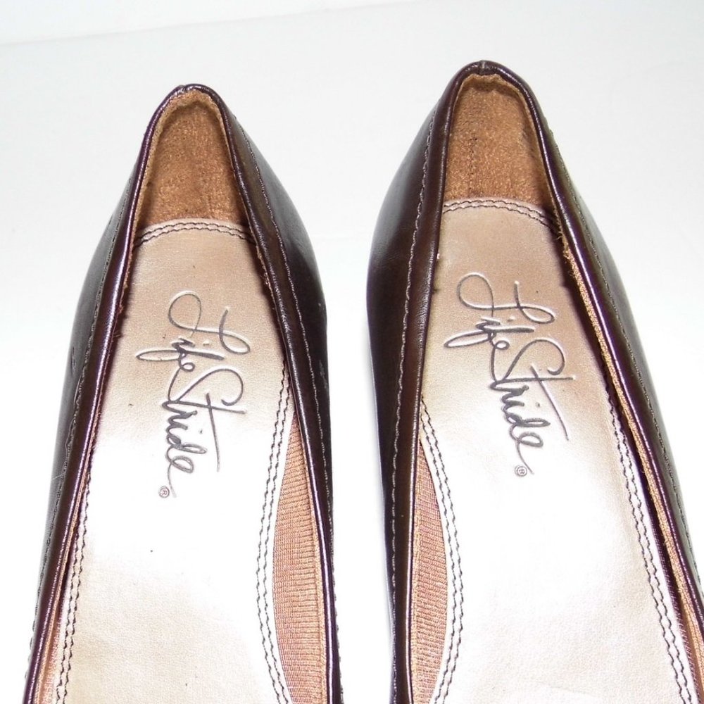 Life Stride Brown Shoes 8M - Picture 3 of 8